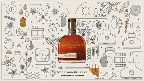 Woodford Reserve “A Spectacle for the Senses” case image by Vega&Winnfield